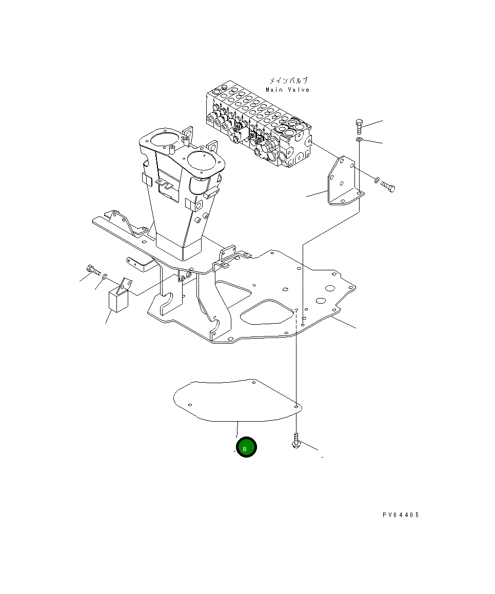 Пластина 20C-43-31331 Komatsu