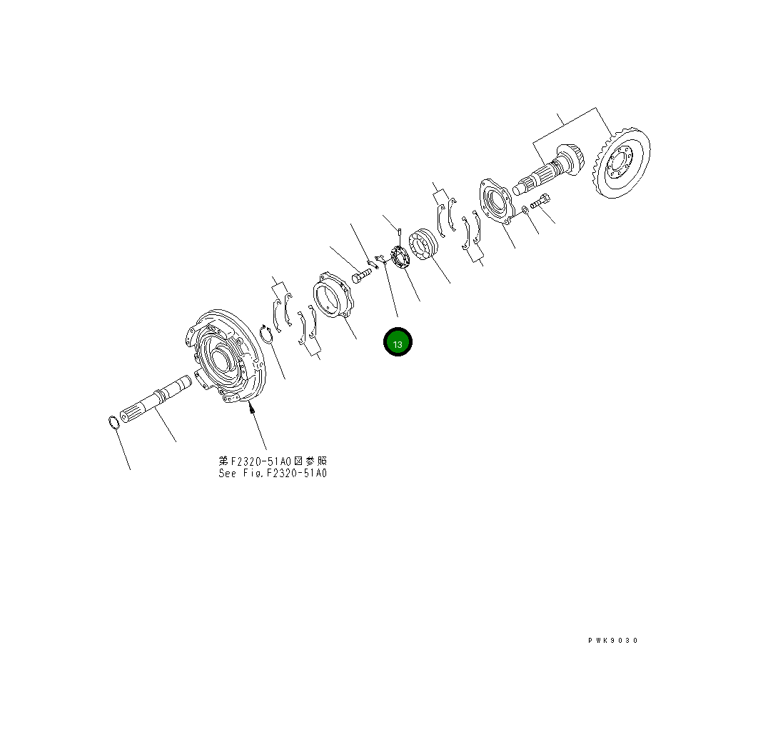 Пластина 134-15-63270 Komatsu
