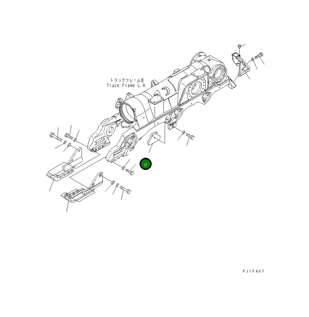 Пластина 198-30-67590 Komatsu
