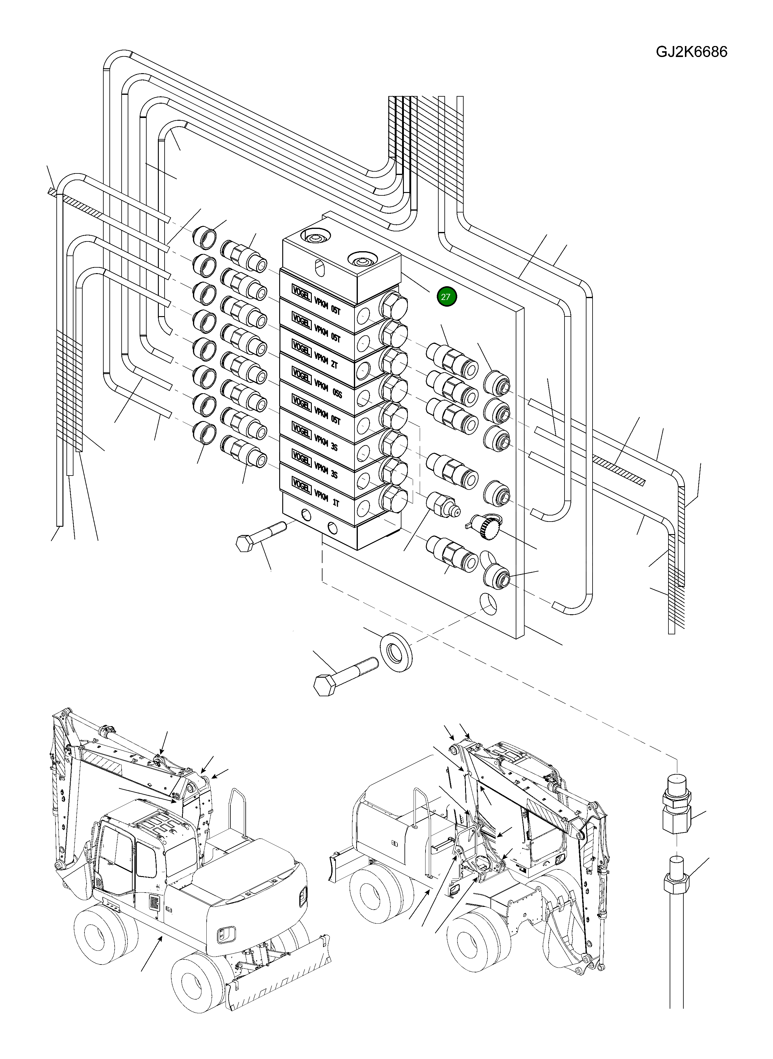 Питатель (с клапанами) 42W-09-H3130 Komatsu