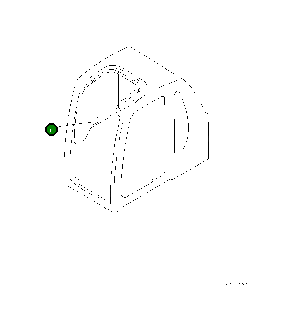 Пластина 09822-00050 Komatsu