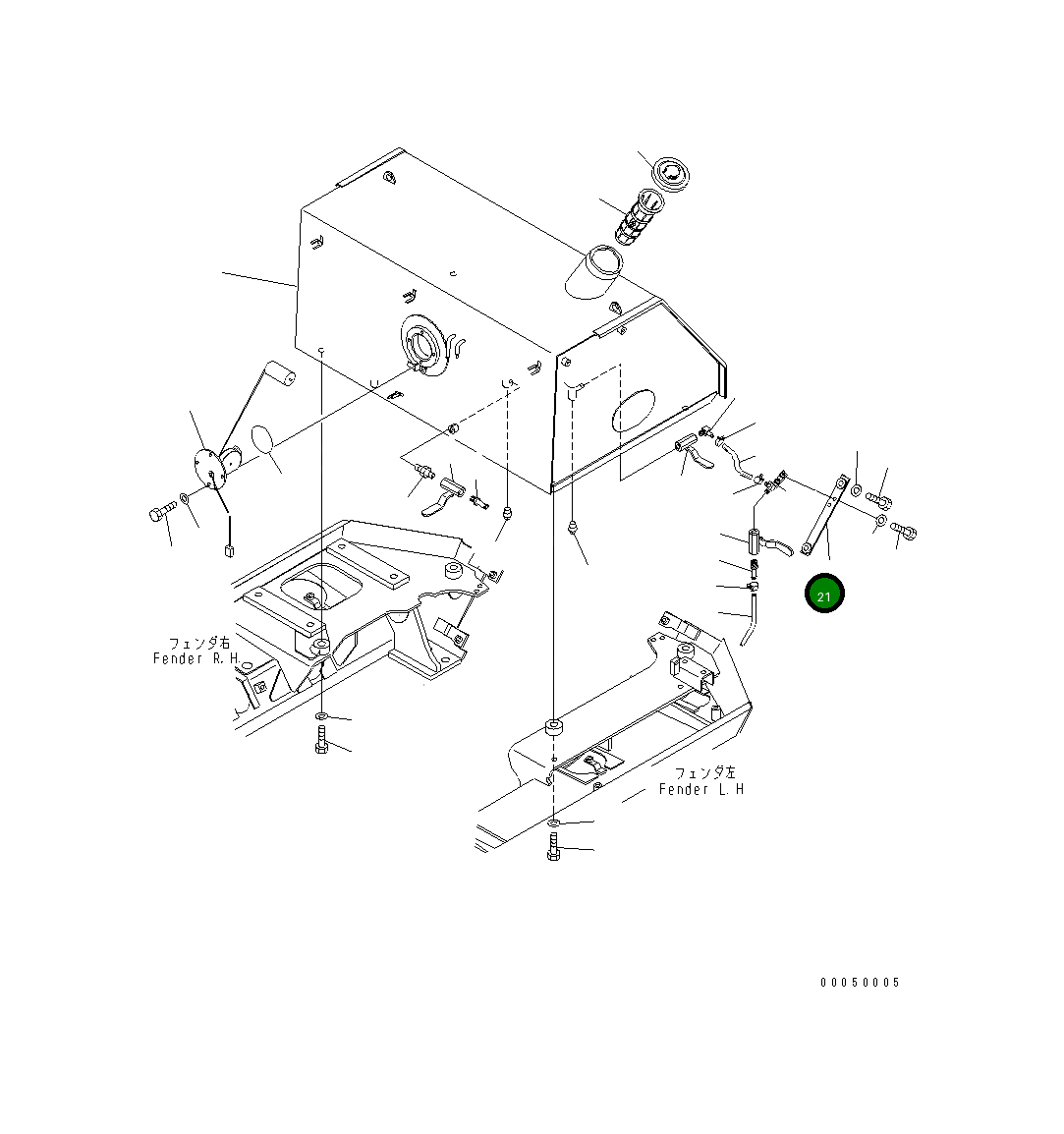 Пластина 134-04-66170 Komatsu