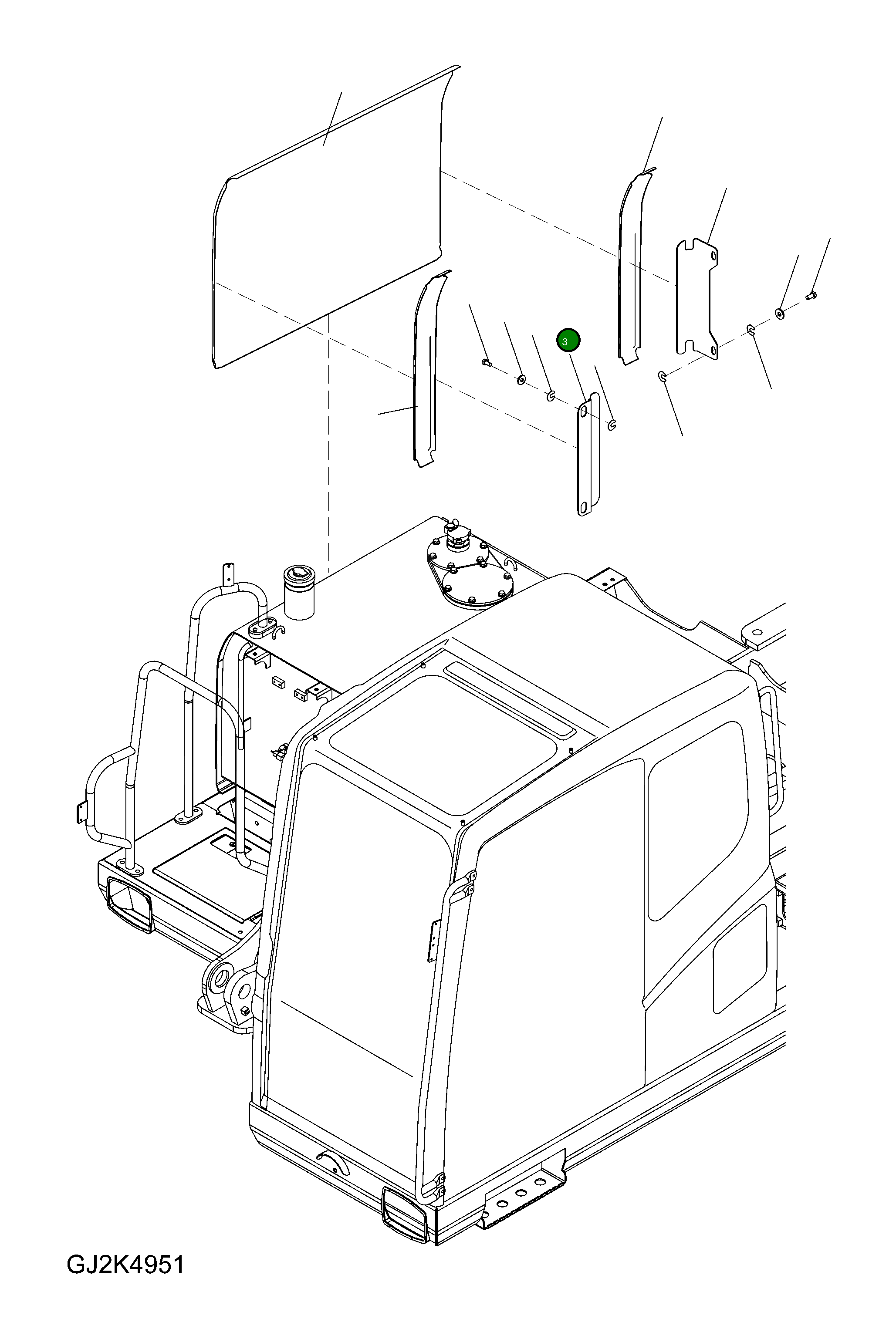 Пластина 20G-54-33492 Komatsu