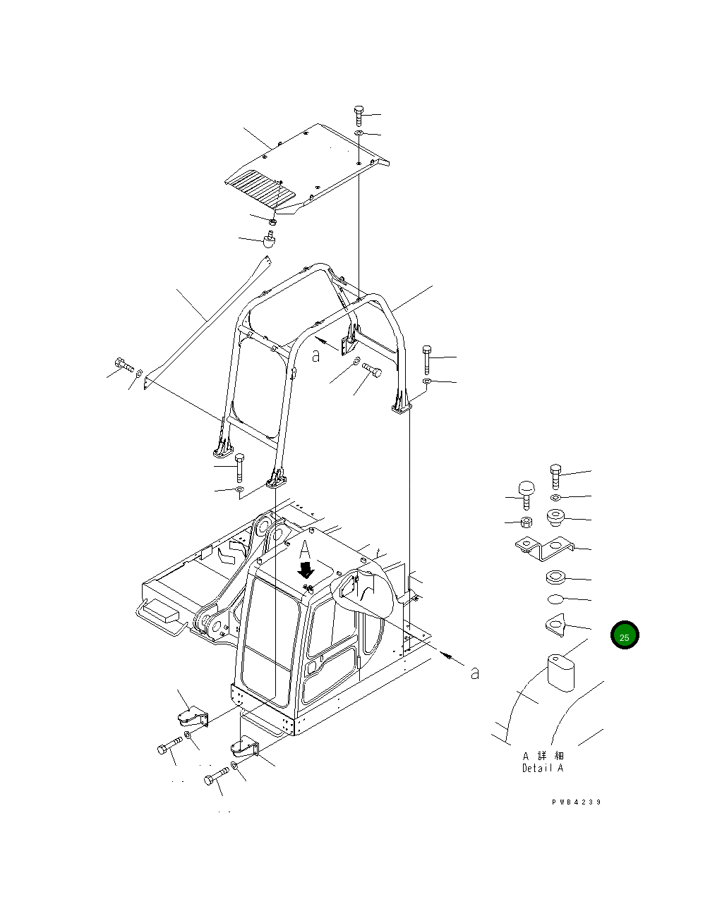 Пластина 209-54-73890 Komatsu
