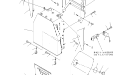 Пластина 198-54-74422 Komatsu