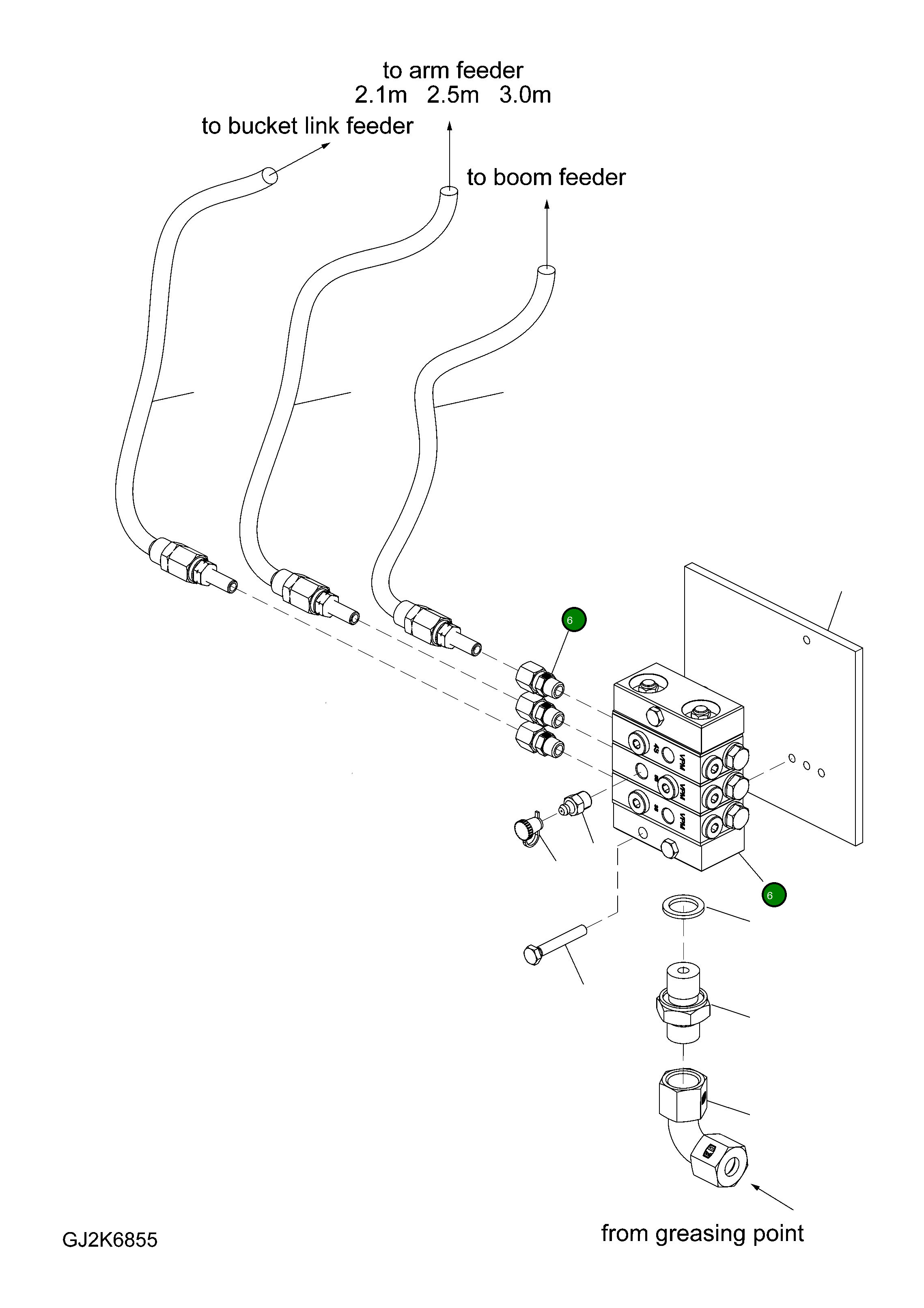 Питатель (с клапанами) 42W-09-H5180 Komatsu