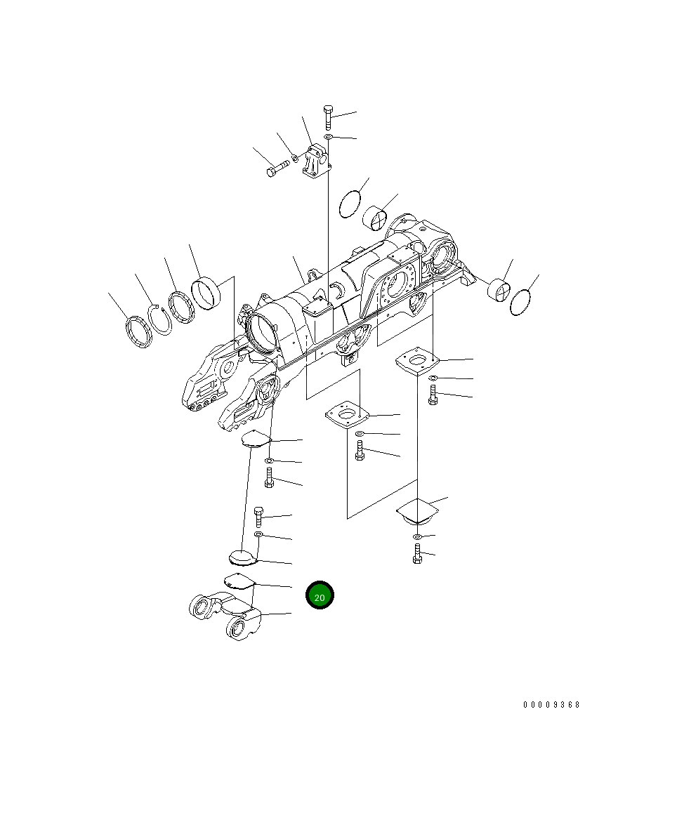 Пластина 198-30-66171 Komatsu