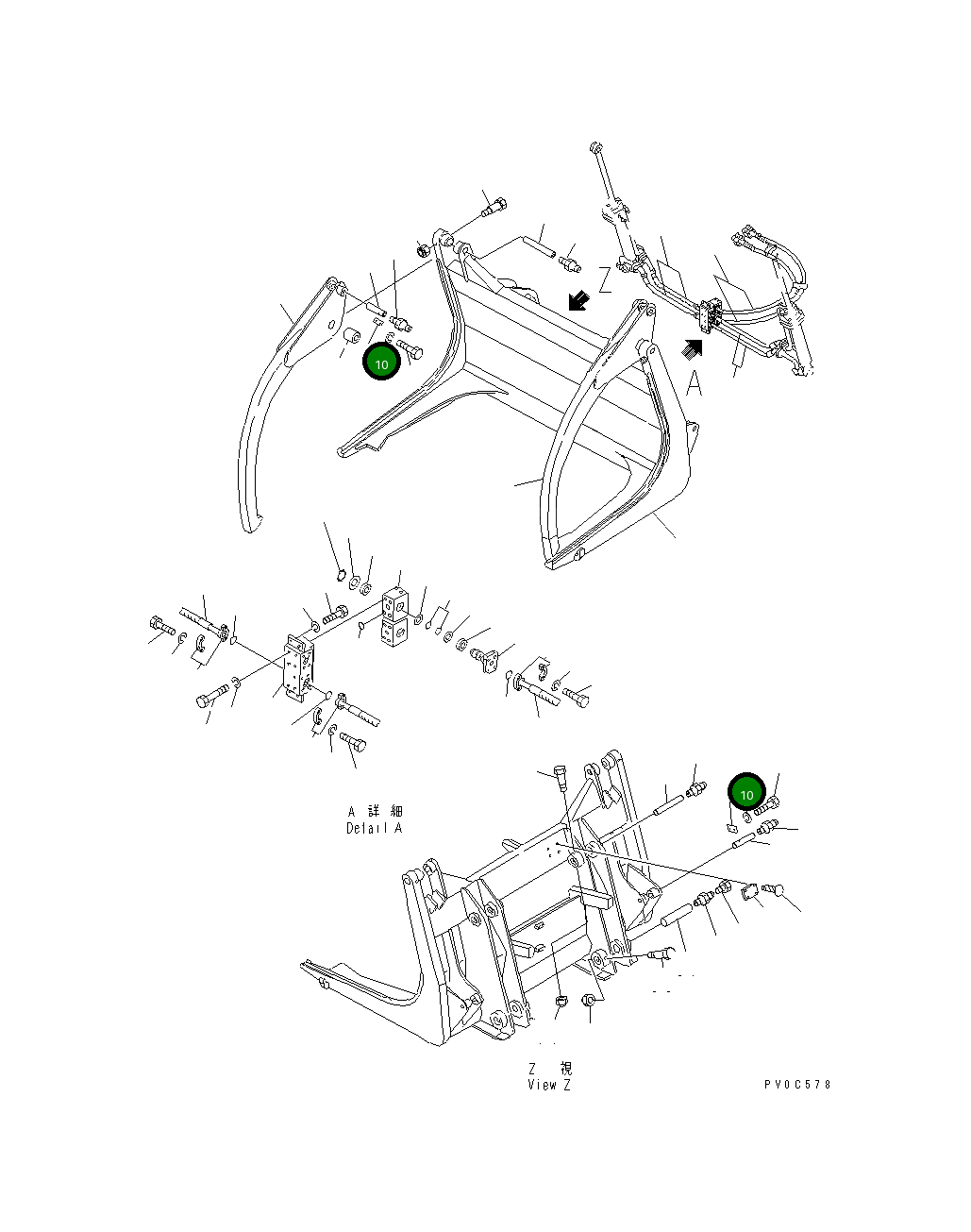 Пластина 141-921-1180 Komatsu
