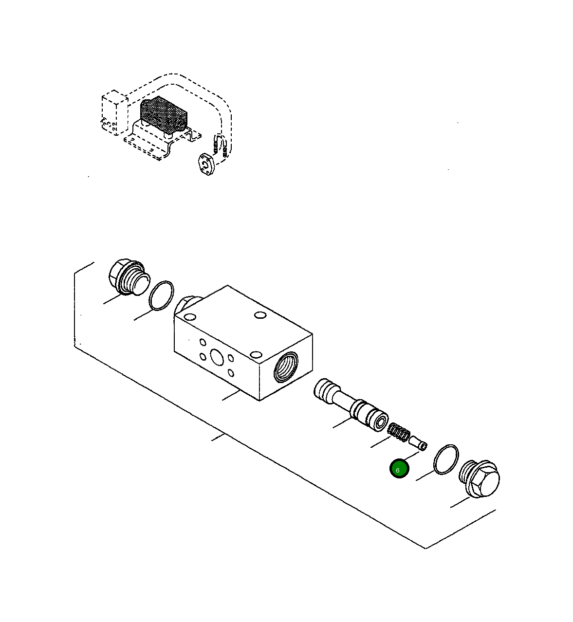 Пилот 421-N24-HP08 Komatsu
