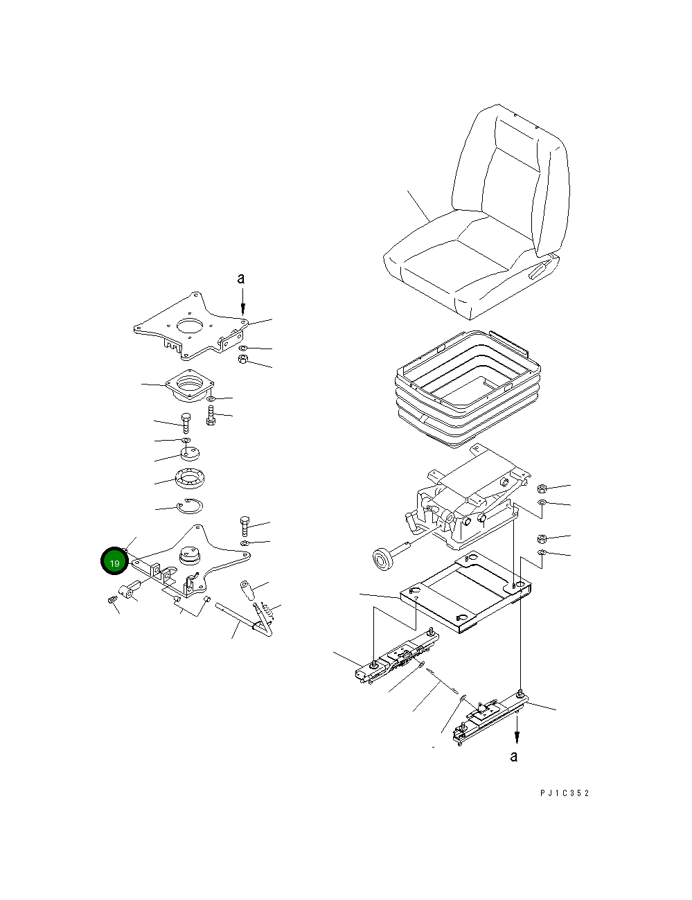 Пластина 19M-57-31751 Komatsu