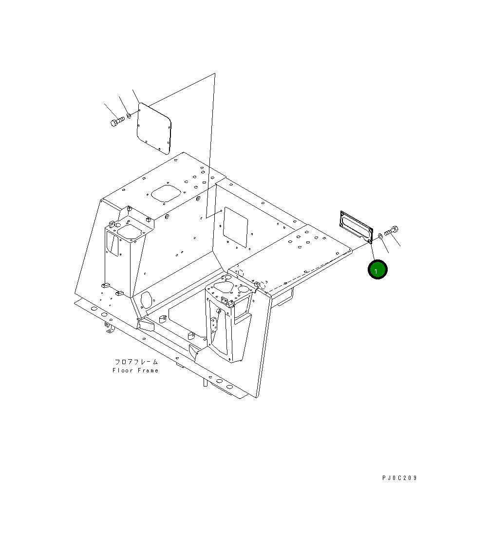 Пластина 11Y-54-13260 Komatsu