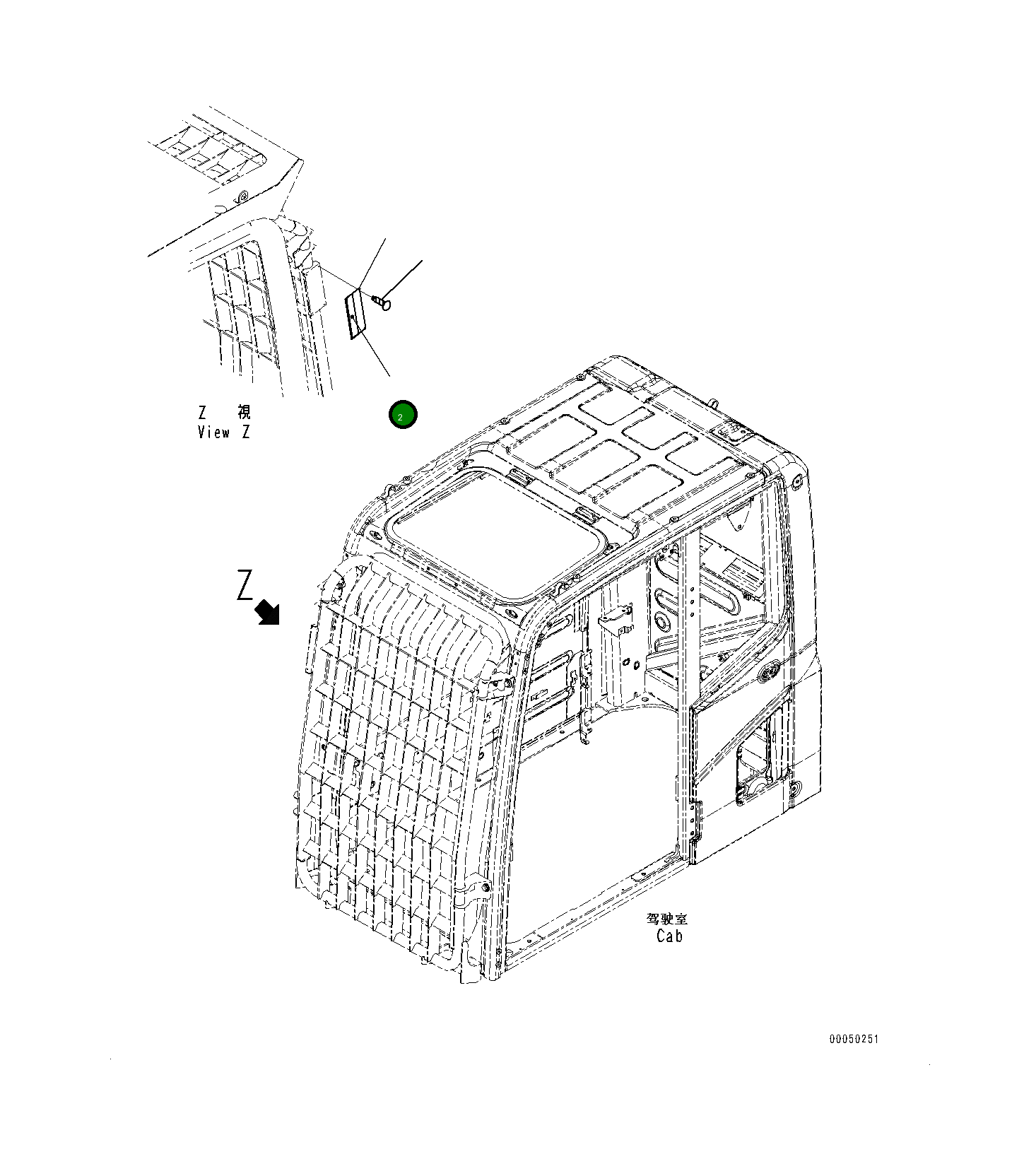 Пластина 09620-D2171 Komatsu