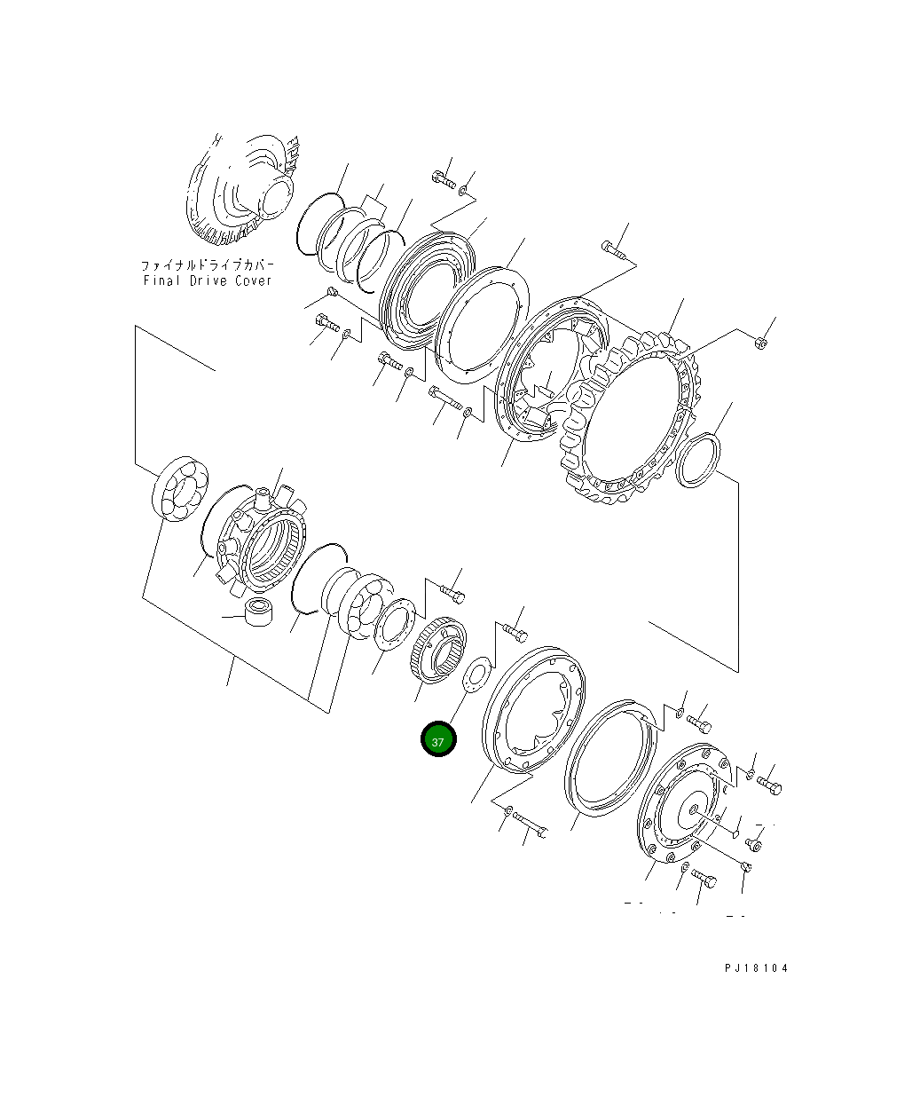 Пластина 17M-27-21410 Komatsu