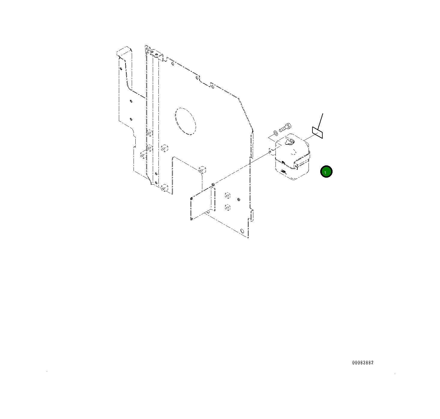 Пластина 0964219000 Komatsu