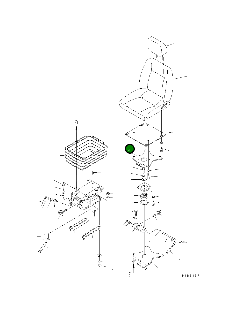 Пластина 195-57-11740 Komatsu