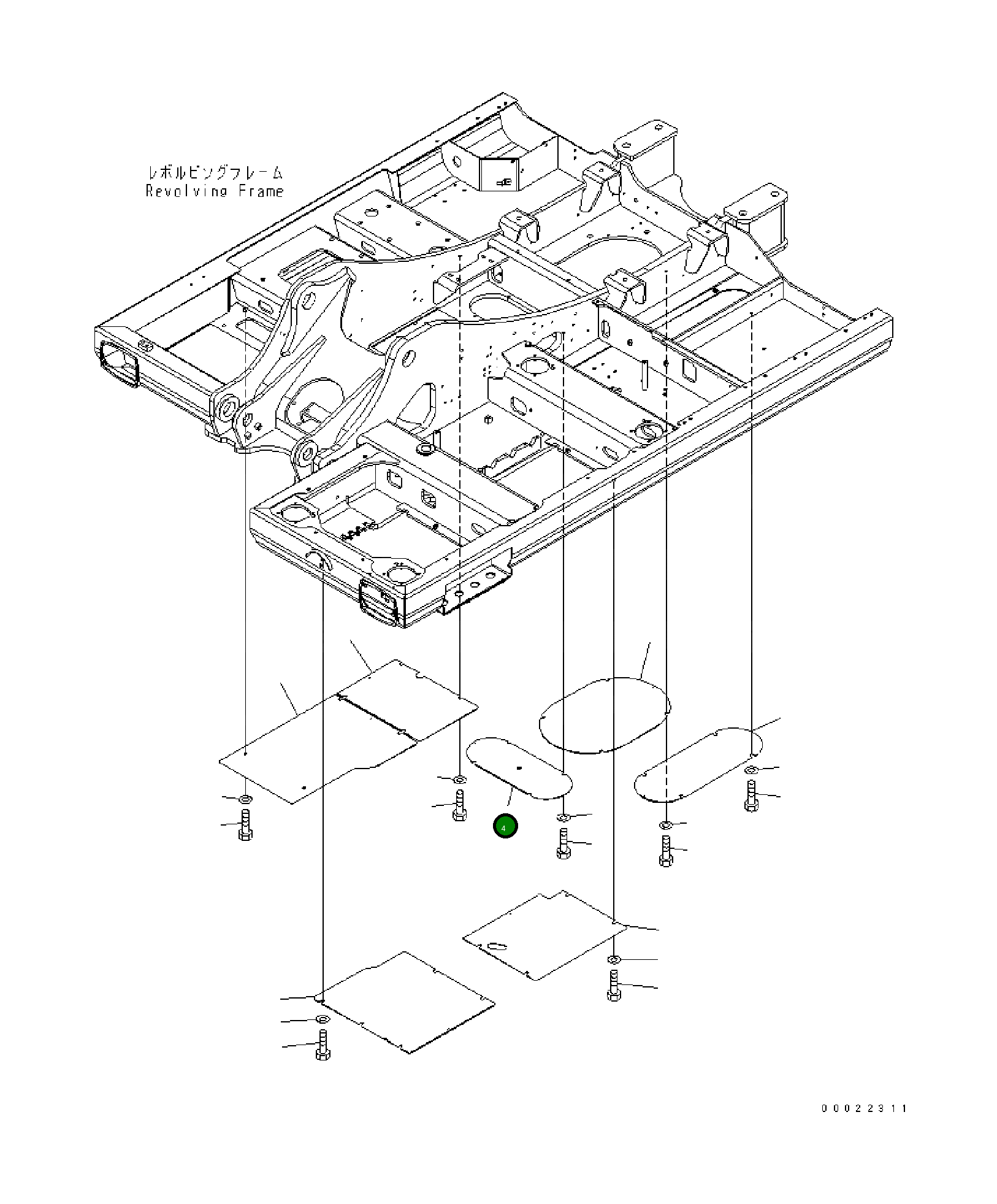 Пластина 20G-54-34122 Komatsu