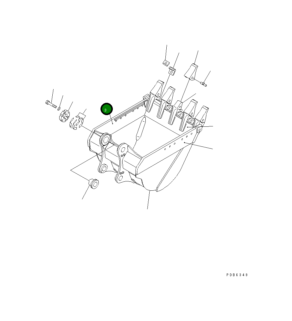 Пластина 209-920-5A20 Komatsu