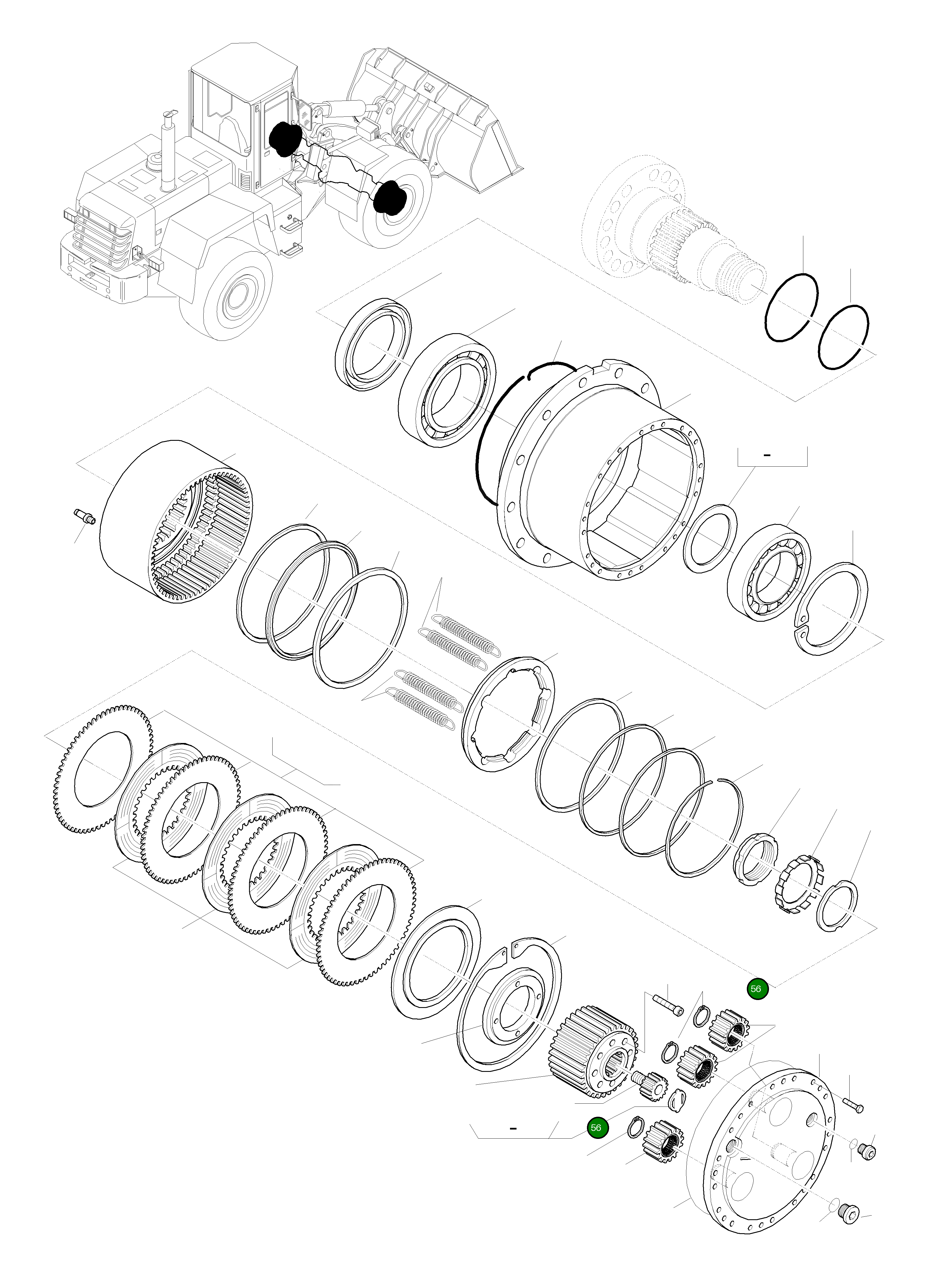 Планетарная шестерня 42Y-23-H0R27 Komatsu