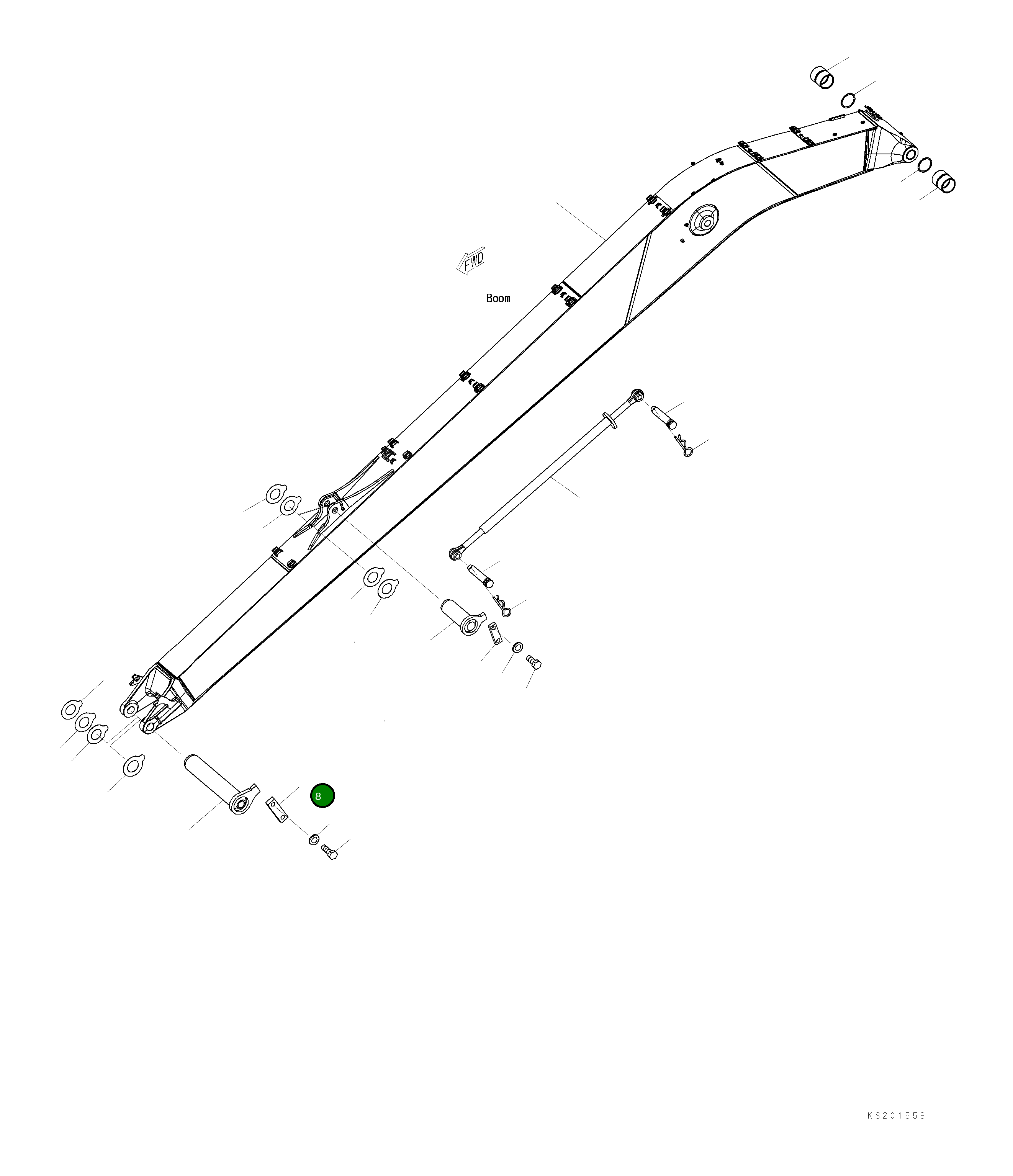 Пластина 205-70-71312 Komatsu