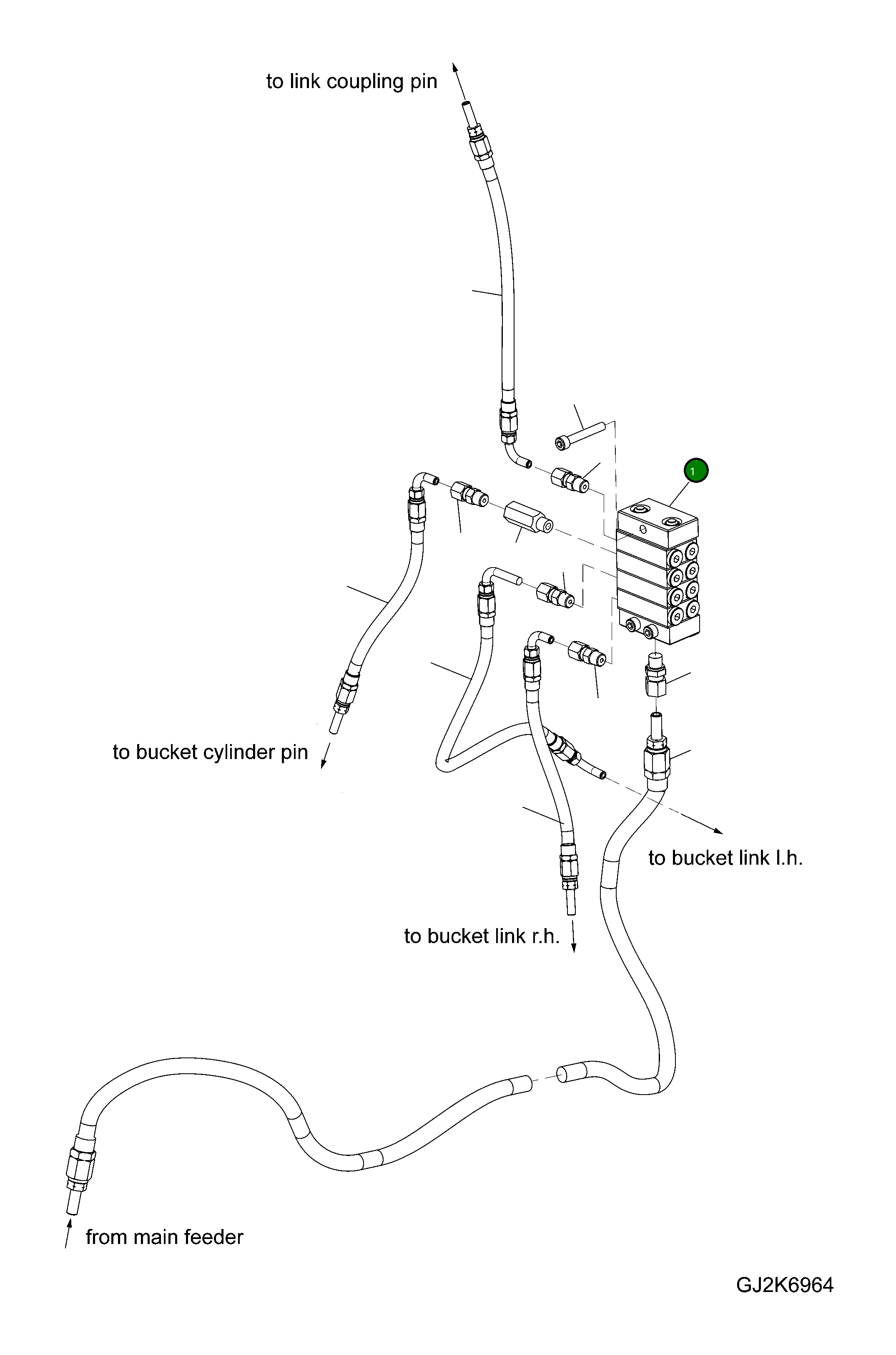 Питатель (с клапанами) 42W-09-H5430 Komatsu