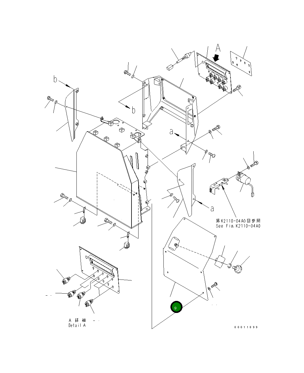 Пластина 198-54-74422 Komatsu
