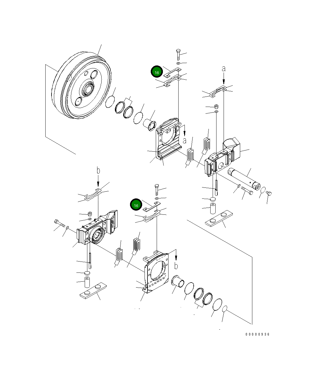 Пластина 154-30-72670 Komatsu