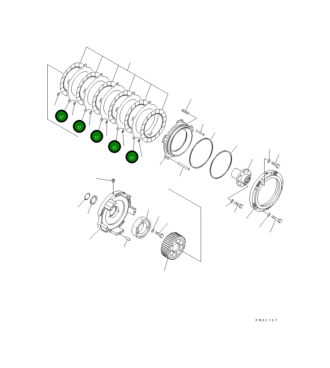 Пластина 14X-10-12723 Komatsu