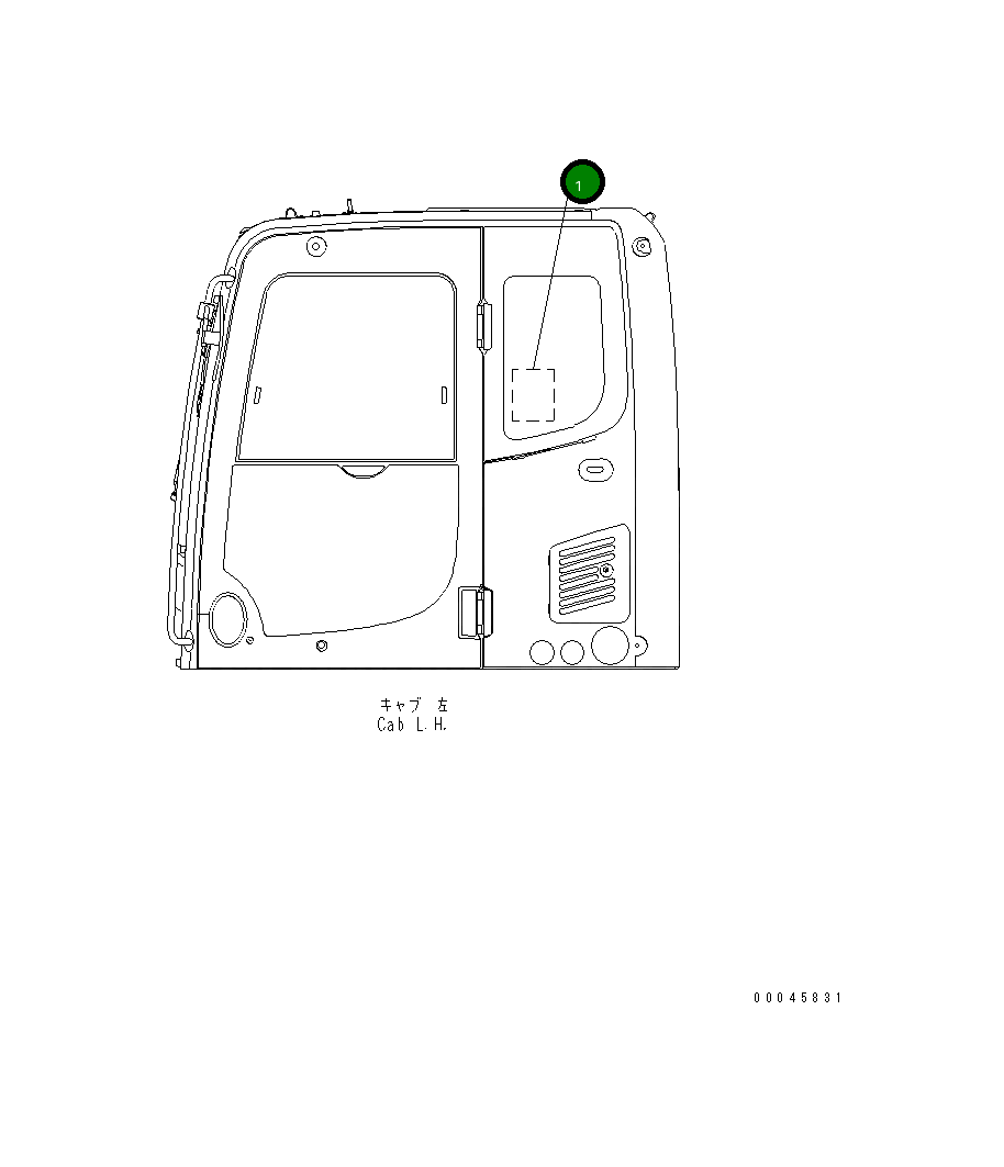 Пластина 206-00-21430 Komatsu
