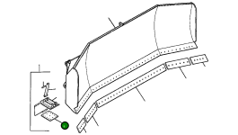 Пластина 1135 223 C1 Komatsu