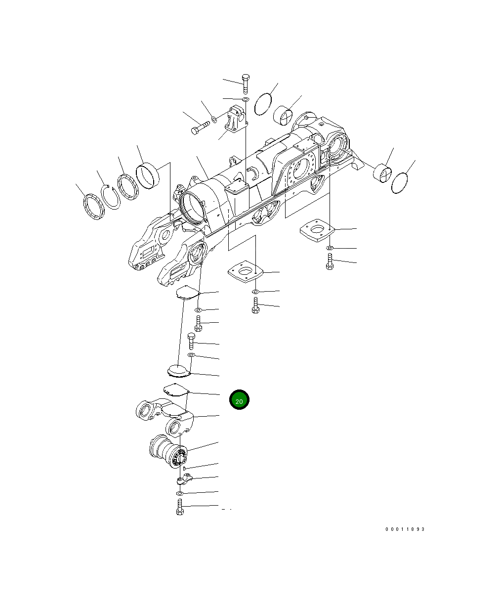 Пластина 198-30-66250 Komatsu
