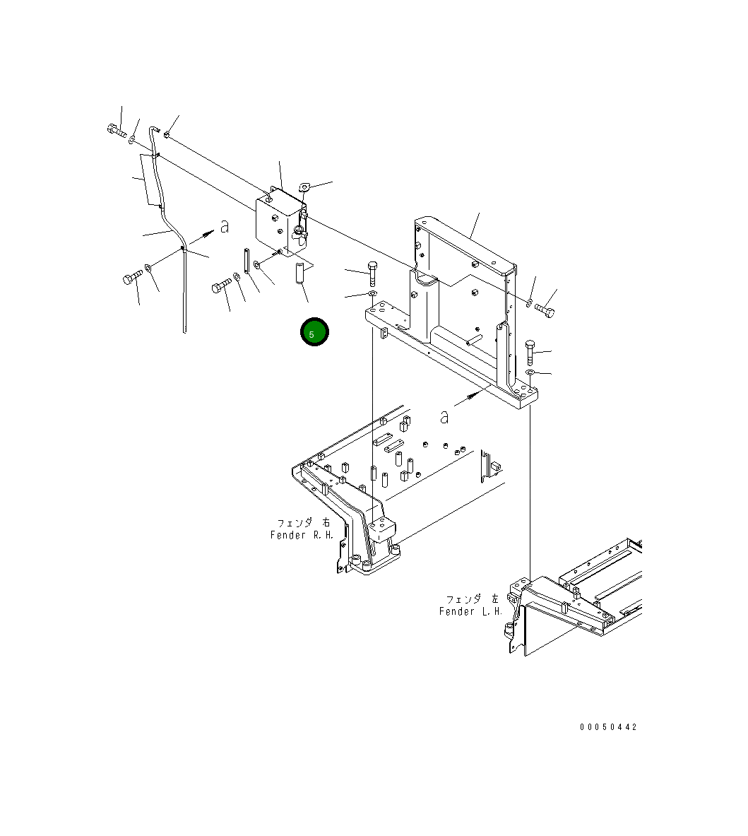 Пластина 195-03-61540 Komatsu
