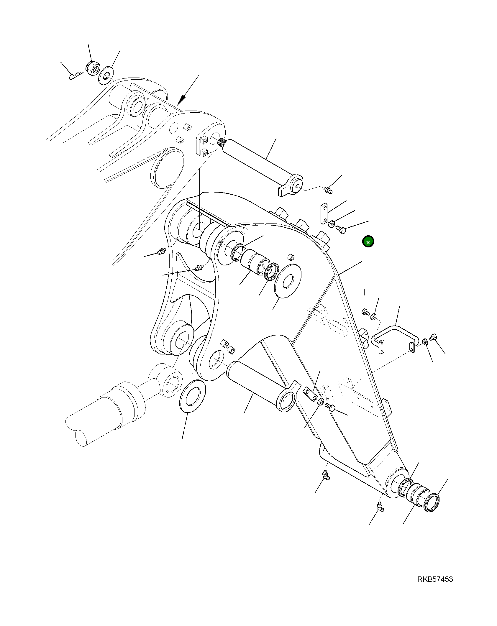 Пластина 205-70-R6580 Komatsu