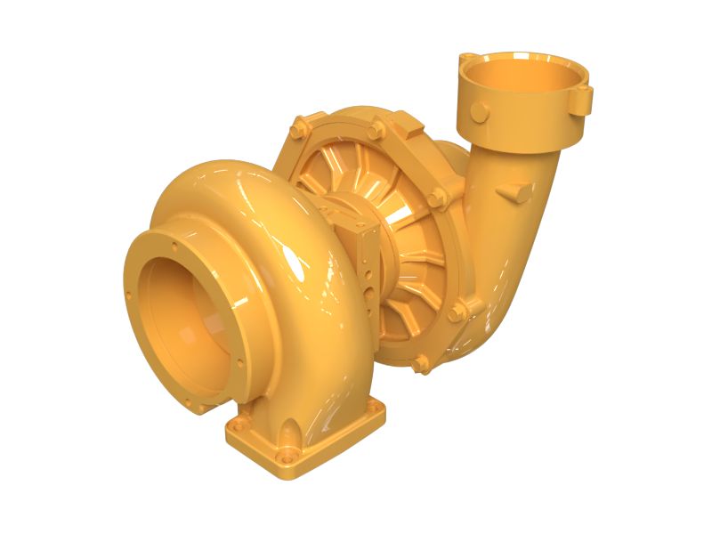 20R-3987:БЛОК ОСНОВНОГО ТУРБОКОМПРЕССОРА