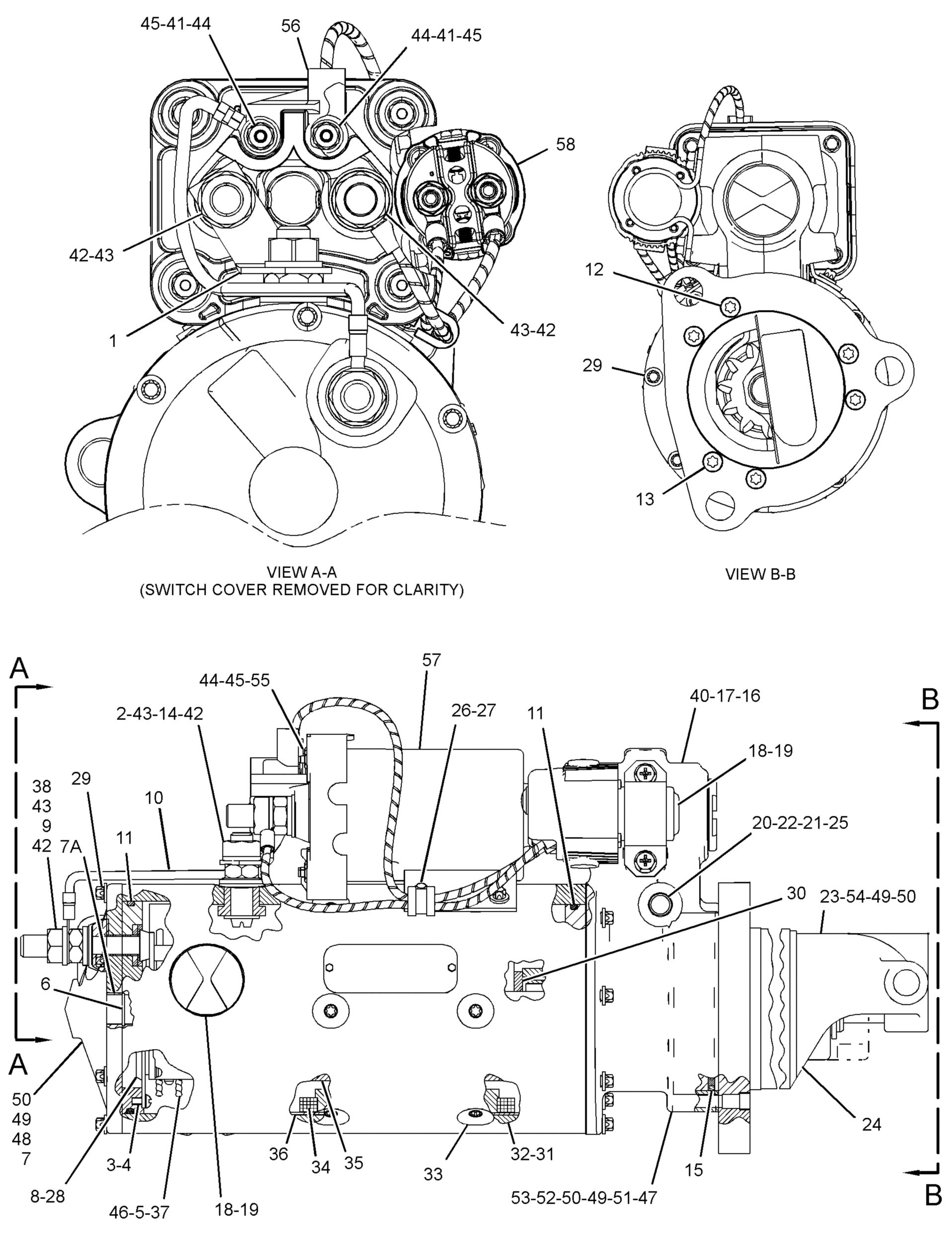 349-6565:БЛОК ЭЛЕКТРОДВИГАТЕЛЯ