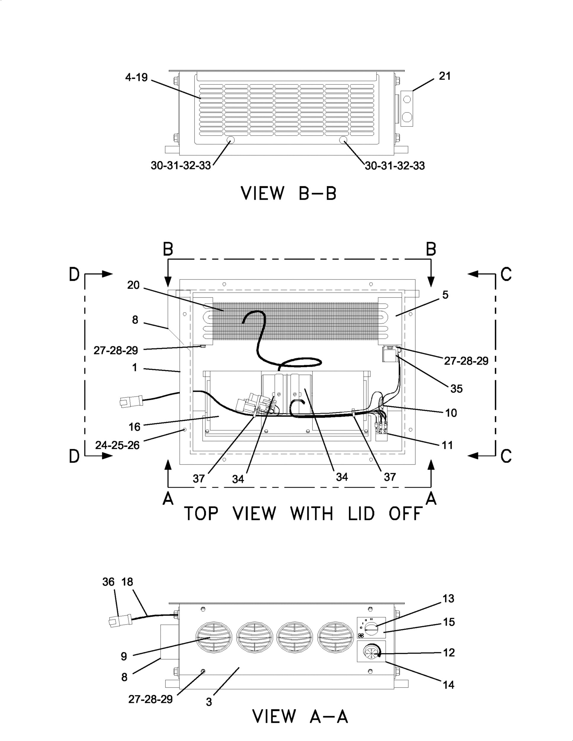 213-3384:Блок кондиционера-воздух