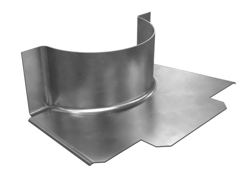 114-0917:Экран крышки выхлопной трубы