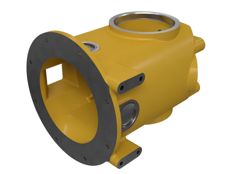 4W-7283:Коленчатый патрубок выпускного коллектора