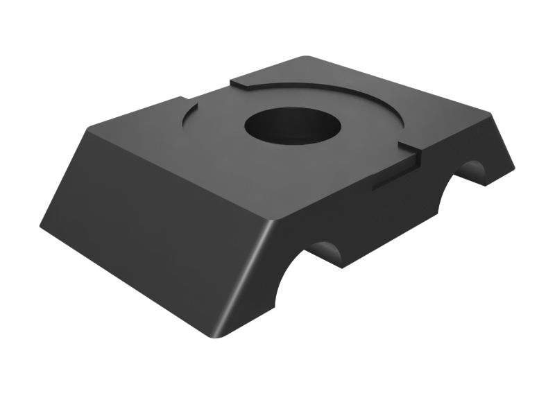 2T-1397:Корпус с двойным трубчатым зажимом внутреннего диаметра 9,50 мм