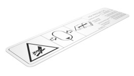 242-6092:Наклейка с предупреждением