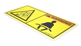 247-6877:Предупреждающая наклейка о необходимости использования ремня безопасности