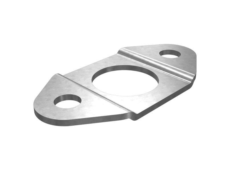 3D-4197:Крышка узла управления с креплением двумя болтами, толщина 2,7 мм