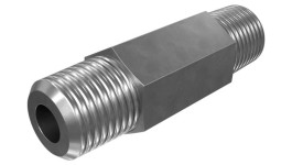 8C-7575:Прямой переходной ниппель с шестигранной головкой 1/8-27 NPTF