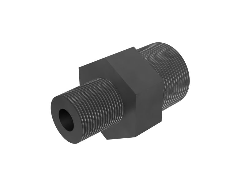 8C-6865:Прямой переходник с шестигранной головкой (9/16-18 X 1/8-27 NPTF)