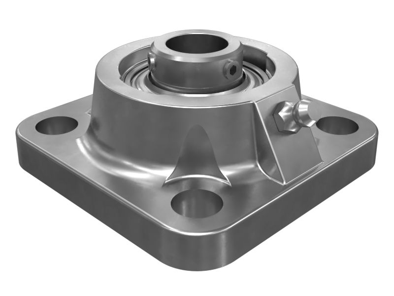 5L-3291:Фланцевый подшипник (самоцентрирующийся, однорядный)