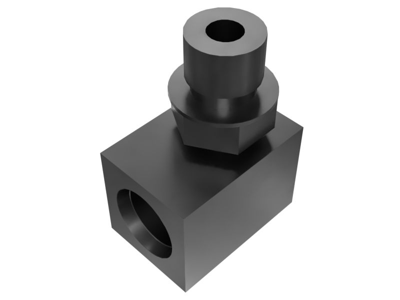 106-2105:Переходной коленчатый патрубок 90° со STOR на NPTF