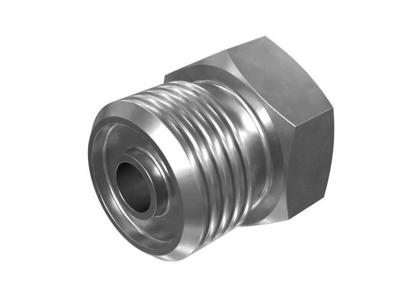 8T-4128:Прямой переходник с шестигранной головкой (9/16-18 X 1/8-27 NPTF)