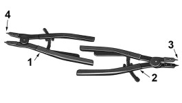 6V-2062:Наконечник пружинного стопорного кольца