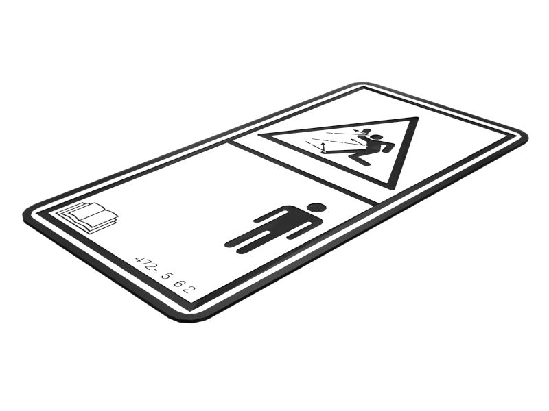 472-0566:НАКЛЕЙКА С ПРЕДУПРЕЖДЕНИЕМ FL