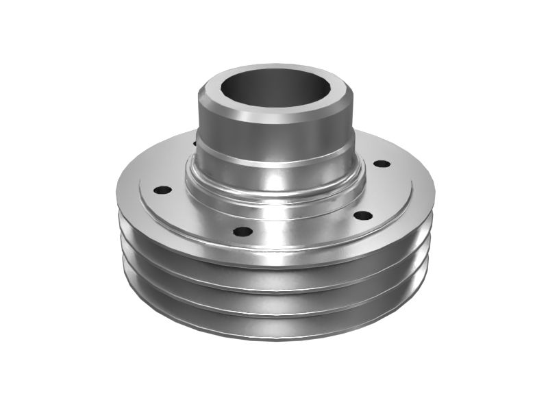 7W-5692:Шкив коленчатого вала с 3 канавками.