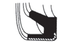 5H-1513:Запрессованная грязесъемная манжета